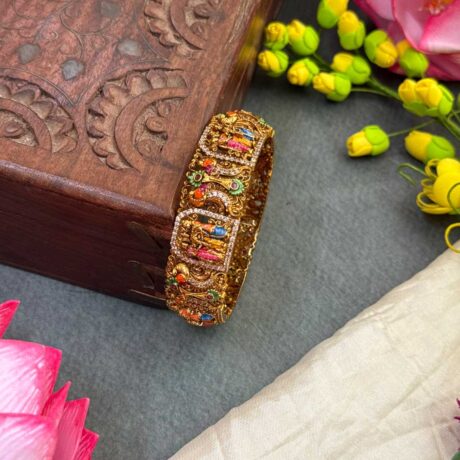 Srinivasa Kalyanam Hand Painted Kada Bangle- TS36