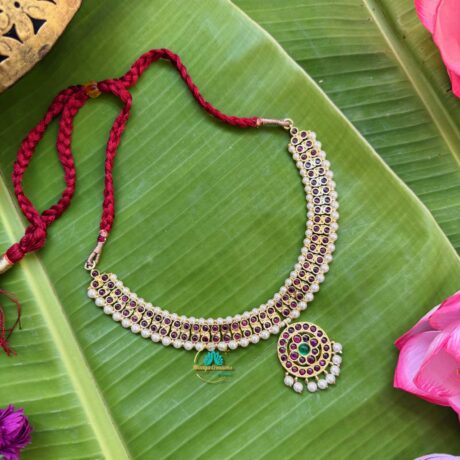 Precious Kemp Gold Short Necklace - PKJ207