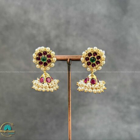 Precious Kemp Kemp Stone Jhumka - PKJ202