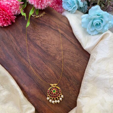 Reversible Blue with Red Invisible Neckpiece – IN178