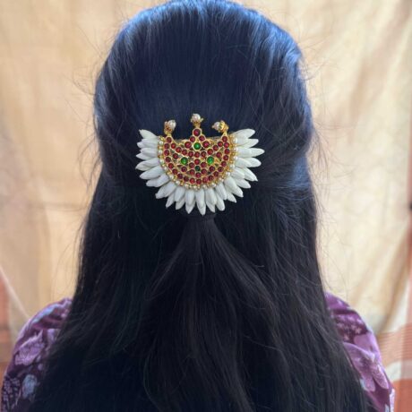 Half Moon pendant Kemp with Mottu malli Hair Accessories - J389
