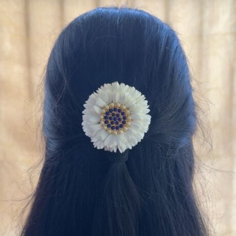 Real Look Like Mullai With Blue Kemp Hair Accessories - J392