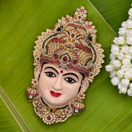 Premium Devi Mugam for Varalakshmi Kalasam /  Goddess Face- LD01 (8 Inch)