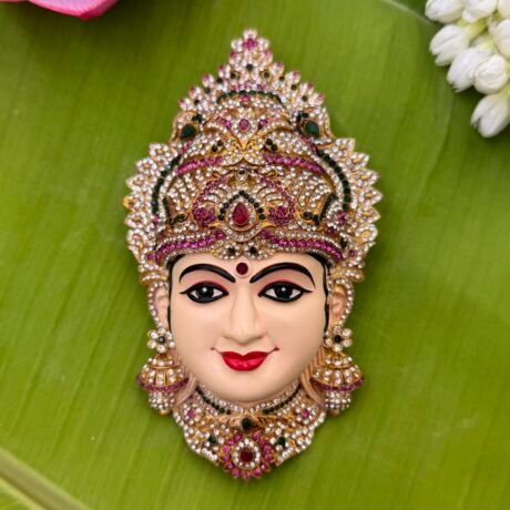 Premium Devi Mugam for Varalakshmi Kalasam /  Goddess Face- LD04 (6 Inch)