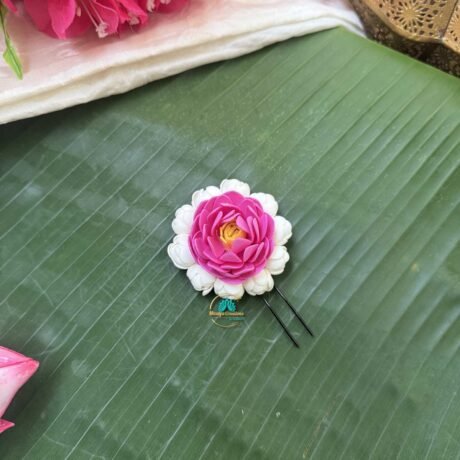 Real look like Single layer Malli with Lotus Hair Accessories - J394