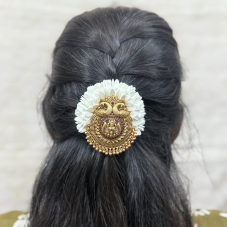 Maaya Lakshmi Jada Billai with Semi bloomed Flower - J423