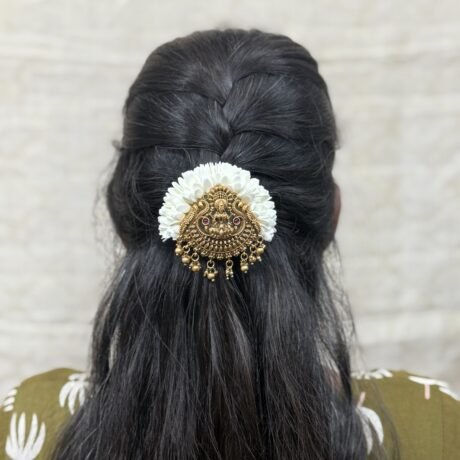 Maaya Lakshmi Jada Billai with Semi bloomed Flower - J424