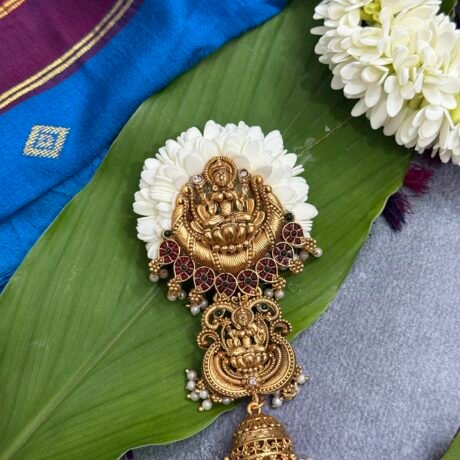 Maaya Lakshmi Jada Billai with Mullai Flower with Jumuka - j426