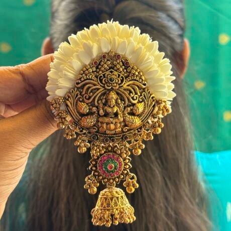 Maaya Lakshmi Jada Billai with Mullai Flower - J456