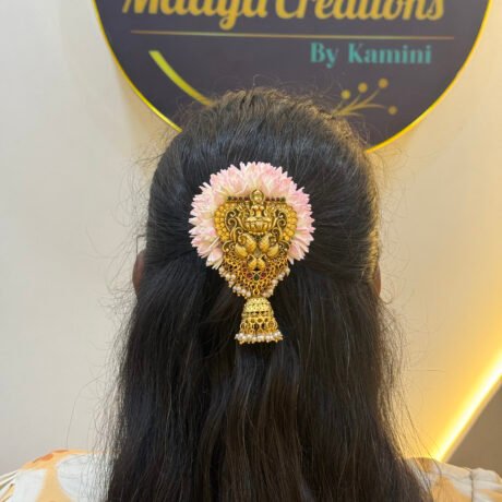 Maaya Lakshmi Jada Billai with Jhumka in Jaathi Flower - J469